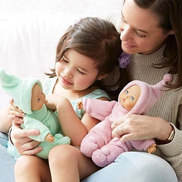 Corolle Bébé Bath Oceane 12” Girl Baby Doll with Rubber Frog Toy, Safe for Water Play in The Bathtub or Pool, Soft Body with Vanilla Scent, for Kids Ages 18 Months and up