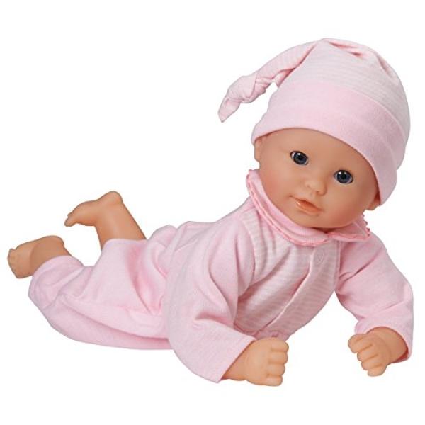 Corolle Bébé Calin Charming Pastel Baby Doll - 12" Soft Body Doll with Pink Outfit, Sleeping Eyes Open and Close, Vanilla-Scented, for Kids Ages 18 Months and up