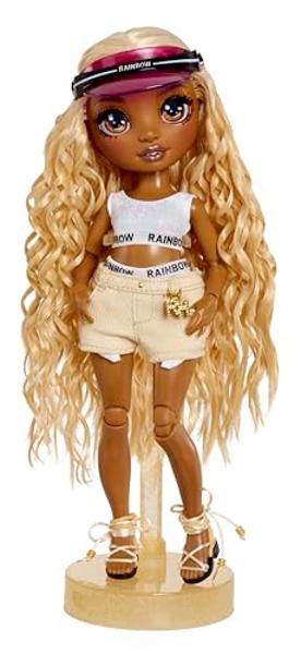 Rainbow High Pacific Coast Harper Dune- Sand (Light Yellow) Fashion Doll with Outfit, Pool Accessories Playset, Interchangeable Legs, Toys for Kids, Great Gift for Ages 6-12+ Years