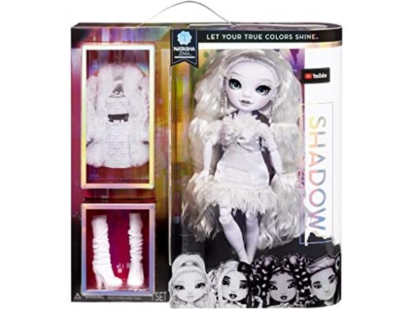 Rainbow High Natasha Zima Grayscale Fashion Doll with 2 Outfits & Accessories, Gift for Kids 6-12