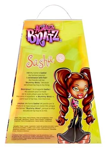 Bratz Alwayz Sasha Fashion Doll with 10 Accessories and Poster