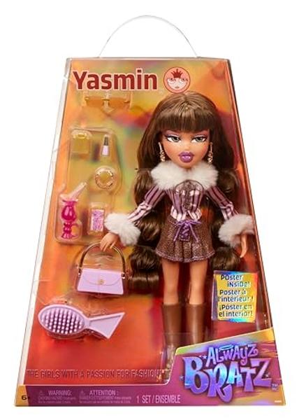 Bratz Alwayz Yasmin Fashion Doll with 10 Accessories and Poster