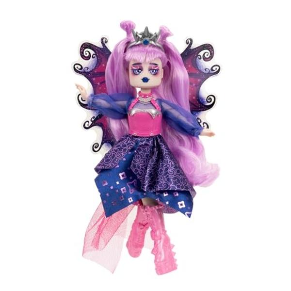 Royale High 9” Fashion Doll - Avrilla The Dark Fairy, Wave 1, Series 1 - Fairy Journal, Comb, and Virtual Item Code Included - Ages 5+