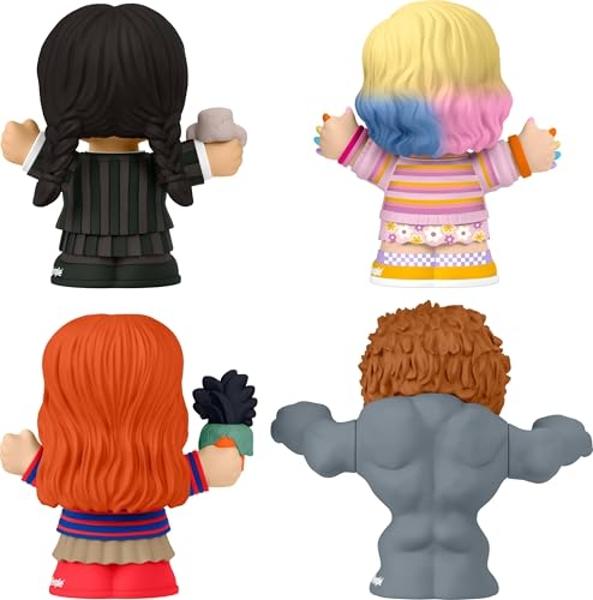 Little People Collector Wednesday TV Series Special Edition Set for Adults & Fans, 4 Figures in Display Package