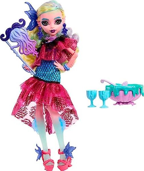 Corolle Bébé Bath Oceane 12” Girl Baby Doll with Rubber Frog Toy, Safe for Water Play in The Bathtub or Pool, Soft Body with Vanilla Scent, for Kids Ages 18 Months and up