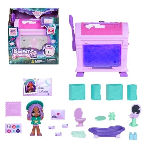 Goliath Secret Findees Magic Mailbox Pink | Includes Either Audree or Roxee | Discover 10+ Surprises Inside | Recommended for Ages 4+