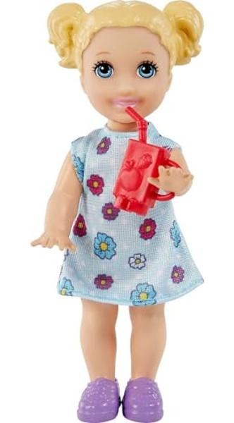 Barbie Careers Playset, Teacher Set with Blonde Fashion Doll, 1 Brunette Toddler Small Doll, Furniture & Accessories