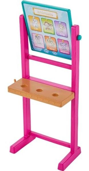 Barbie Careers Playset, Teacher Set with Blonde Fashion Doll, 1 Brunette Toddler Small Doll, Furniture & Accessories