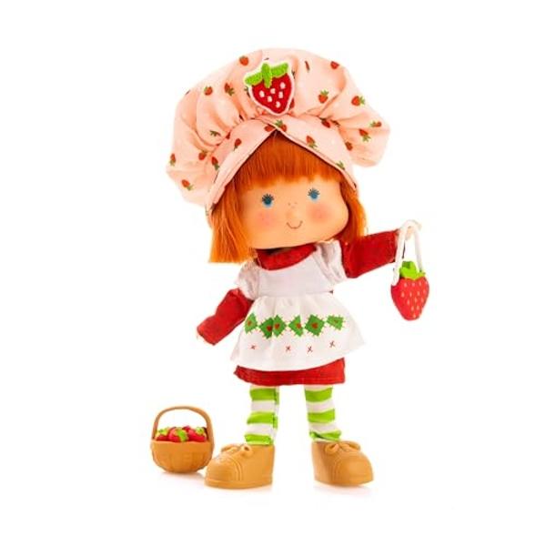 Strawberry Shortcake 'Limited Edition' Classic Version Strawberry Shortcake 5.5-inch Poseable Sweet Scented Fashion Doll with 4 Surprise Reveal Accessories