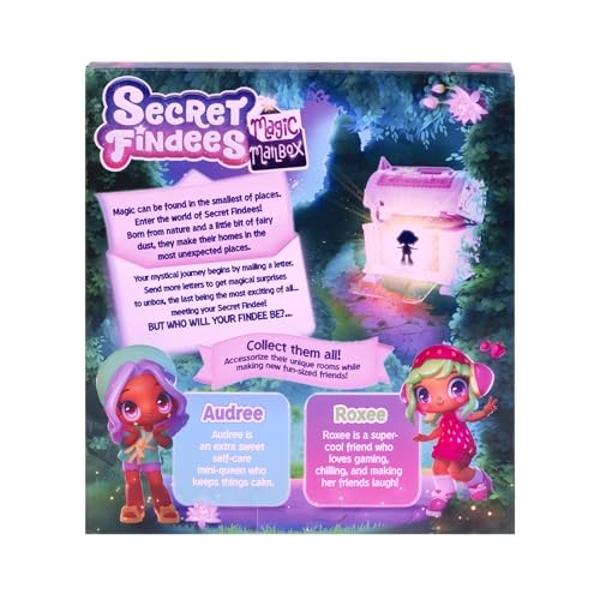 Goliath Secret Findees Magic Mailbox Pink | Includes Either Audree or Roxee | Discover 10+ Surprises Inside | Recommended for Ages 4+