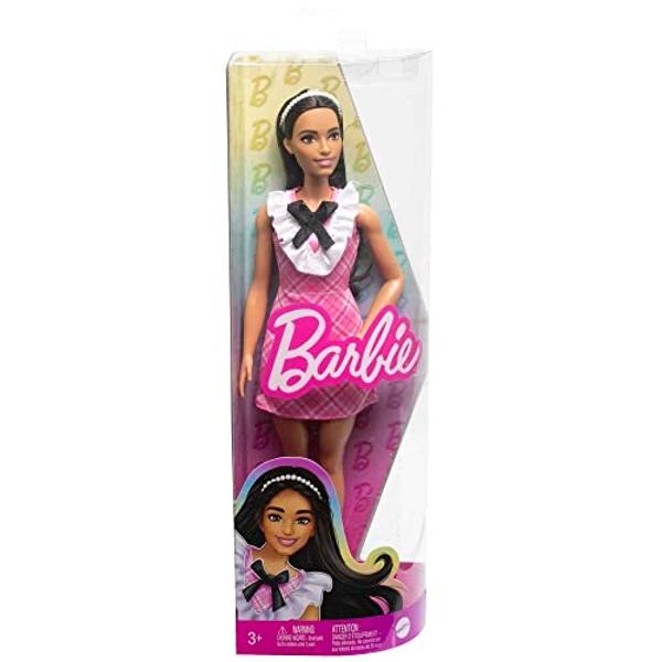 Barbie Made to Move Doll with 22 Flexible Joints & Curly Brunette Ponytail Wearing Athleisure-wear for Kids 3 to 7 Years Old