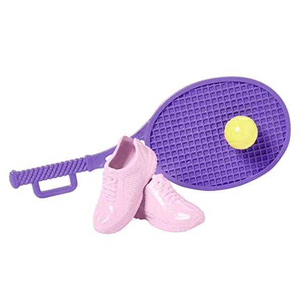 Barbie Self-Care Doll, Brunette Posable Workout Doll with Puppy & Accessories Including Roller Skates & Tennis Rackets
