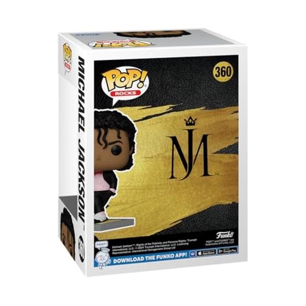 Funko POP! Rocks: Michael Jackson - (Billie Jean) - Collectable Vinyl Figure - Gift Idea - Official Merchandise - for Kids & Adults - Music Fans - Model Figure for Collectors and D