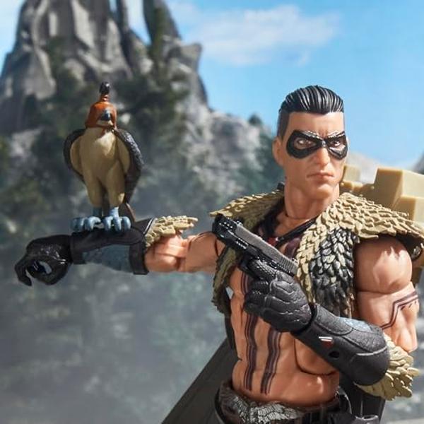 G.I. Joe Classified Series #139, CHIP Raptor Talon & General Ledger, Collectible 6 Inch Action Figure & Pet with 7 Accessories; Articulated Wings
