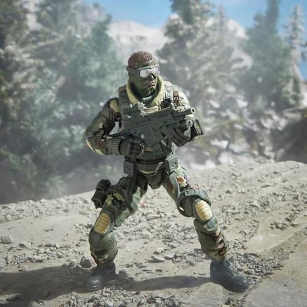 G.I. Joe Classified Series 60th Anniversary Action Pilot - Halo (High Altitude Low Opening) Jumper, 6 Inch Action Figure with Parachute & 18 Accessories