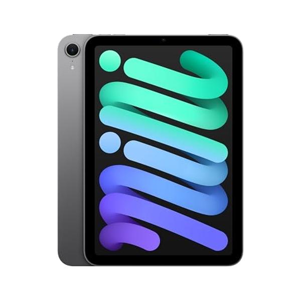 Apple iPad mini (A17 Pro): Apple Intelligence, 8.3-inch Liquid Retina Display, 128GB, Wi-Fi 6E, 12MP Front/12MP Back Camera, Touch ID, All-Day Battery Life — Space Gray