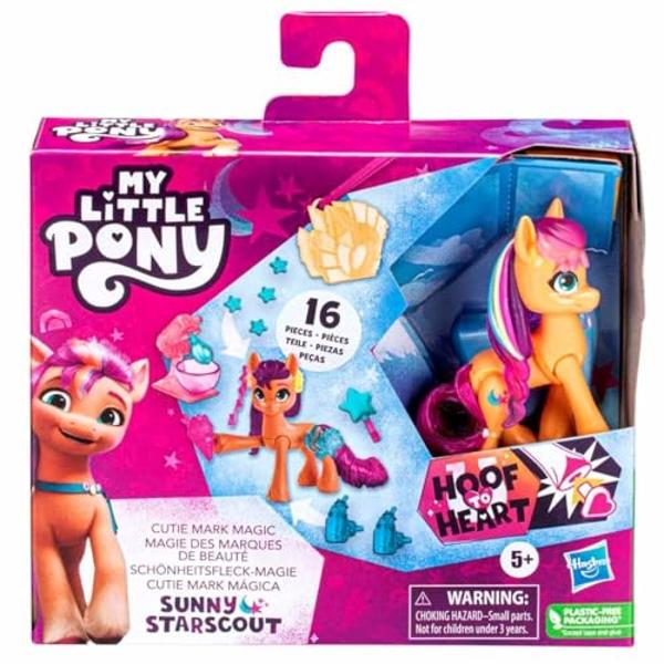 My Little Pony: Make Your Mark Toy Cutie Magic Sunny Starscout - 3-Inch Hoof to Heart with Surprise Accessories, Ages 5 and Up