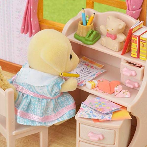 Calico Critters Yellow Labrador Family, Dolls, Dollhouse Figures, Collectible Toys