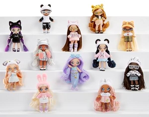 Na! Na! Na! Surprise Minis Series 3 Fashion Doll - Mystery Packaging with Confetti Surprise, Includes 4" Small Doll, Outfit, Shoes, Poseable, Great Toy Gift for Kids Girls Boys Age