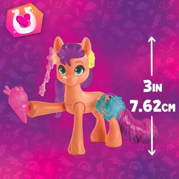 My Little Pony: Make Your Mark Toy Cutie Magic Sunny Starscout - 3-Inch Hoof to Heart with Surprise Accessories, Ages 5 and Up