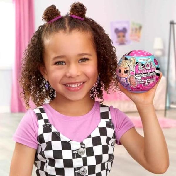L.O.L. Surprise! All Star Sports Moves - Cheer- Surprise Doll, Theme, Cheerleading Dolls, Mix and Match Outfits, Shoes, Accessories, Limited Edition Collectible Doll Gift Girls Age