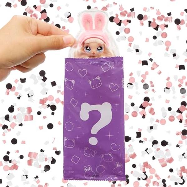 Na! Na! Na! Surprise Minis Series 3 Fashion Doll - Mystery Packaging with Confetti Surprise, Includes 4" Small Doll, Outfit, Shoes, Poseable, Great Toy Gift for Kids Girls Boys Age