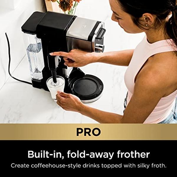 Ninja Drip Coffee Maker With K Cup Combo, DualBrew Pro Specialty Coffee System, Coffee Machine Compatible with K-Cup Pods, 12 Cup Single Serve Coffee Makers with Paper Filter, CFP3