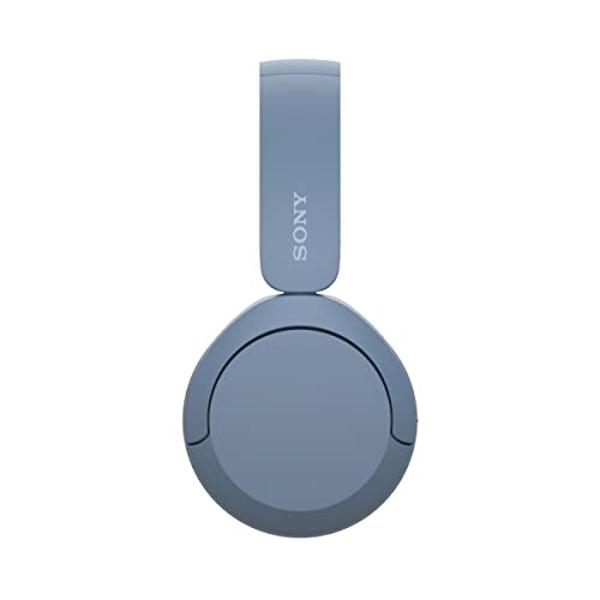 Sony WH-CH520 Wireless Headphones Bluetooth On-Ear Headset with Microphone, Blue