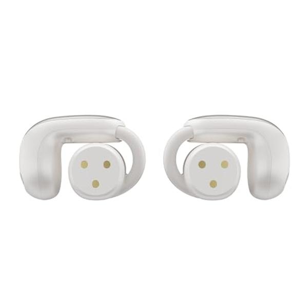 Bose Ultra Open Bluetooth Earbuds, True Wireless Earbuds with OpenAudio for Awareness, Clip On Design for Comfort, Immersive Audio, Up to 48 Hrs of Playtime, White Smoke