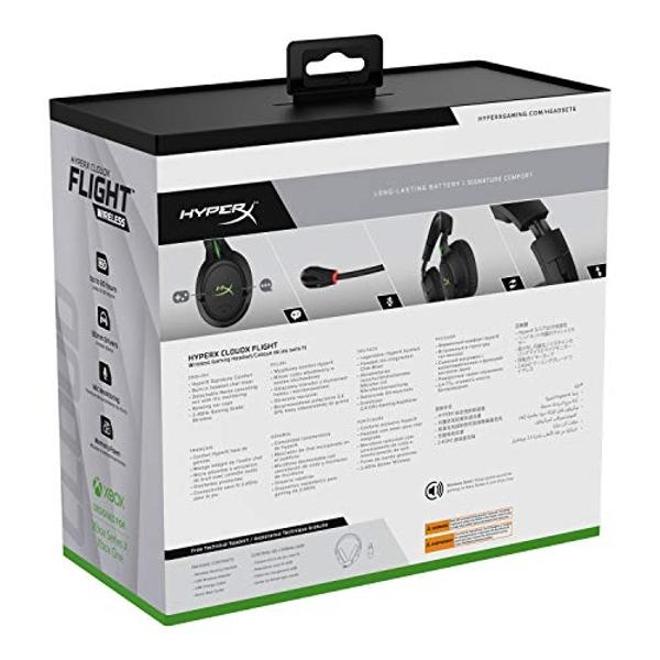 HyperX CloudX Flight – Wireless Gaming Headset, Official Xbox Licensed, Compatible with Xbox One and Xbox Series X|S, Game and Chat Mixer, Memory Foam, Detachable Noise-Cancellatio