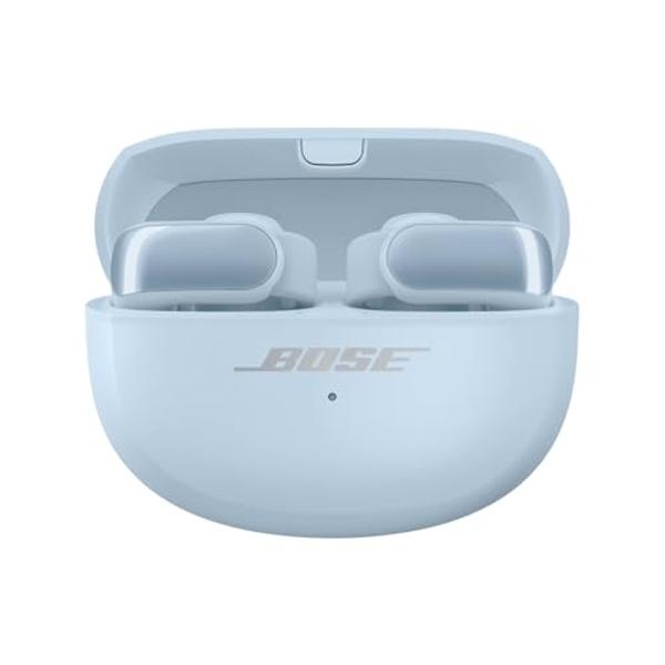Bose Ultra Open Bluetooth Earbuds, True Wireless Earbuds with OpenAudio for Awareness, Clip On Design for Comfort, Immersive Audio, Up to 48 Hrs of Playtime, Moonstone Blue - Limit