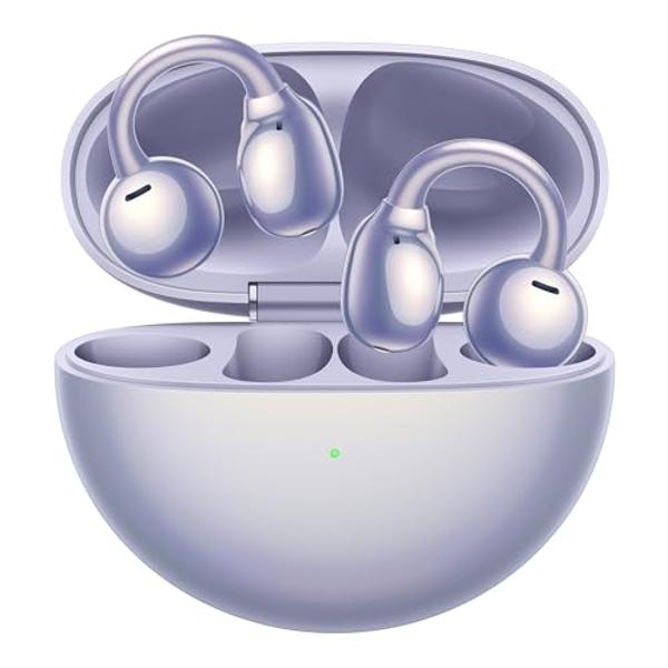 HUAWEI FreeClip Wireless Earbuds - Open Ear Bluetooth Earphones with Long Lasting Battery AI Crystal Clear Sound - Lightweight in-Ear Headphones with IP54 Resistance to Dust Water