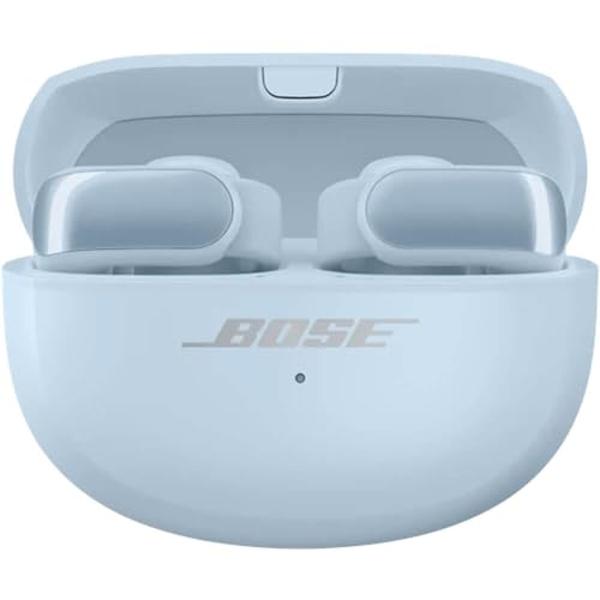 Bose Ultra Open Bluetooth Earbuds, True Wireless Earbuds with OpenAudio for Awareness, Clip On Design for Comfort, Immersive Audio, Up to 48 Hrs of Playtime, Moonstone Blue - Limit