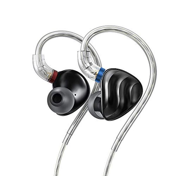 FIIO FH3 HiFi Earphones 3 Drivers (1 Dynamic + 2 Knowles BA), in-Ear Earphones High Resolution, Bass Sound, High Fidelity for Smartphone/PC/Tablet
