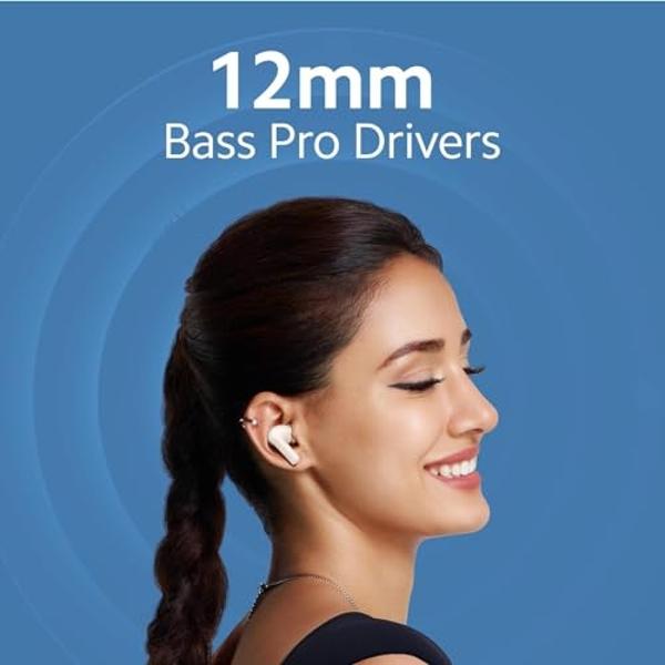 Xiaomi Redmi Buds 4 Active TWS Wireless Earbuds, Bluetooth 5.3 Low-Latency Game Headset with AI Call Noise Cancelling, IP54 Waterproof, 28H Playtime, Lightweight Comfort Fit Headph