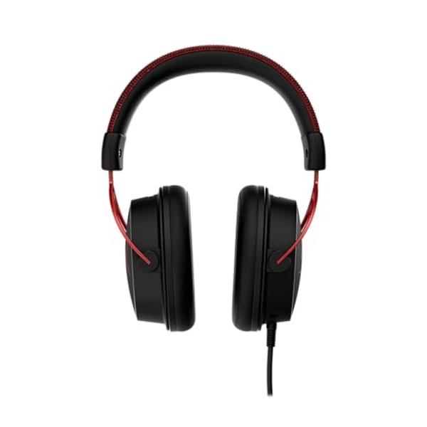 HyperX Cloud Alpha - Gaming Headset, Dual Chamber Drivers, Legendary Comfort, Aluminum Frame, Detachable Microphone, Works on PC, PS4, PS5, Xbox One/ Series X|S, Nintendo Switch an