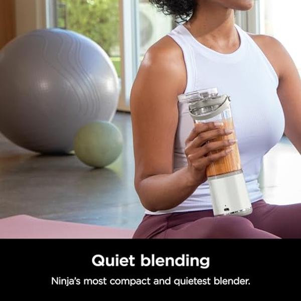 Ninja BC155PS Blast Two-Pack Portable Blender, Cordless, 18oz. Vessel, Personal Blender-for Shakes & Smoothies, BPA Free, Leakproof-Lid & Sip Spout, Rechargeable, Dishwasher Safe P