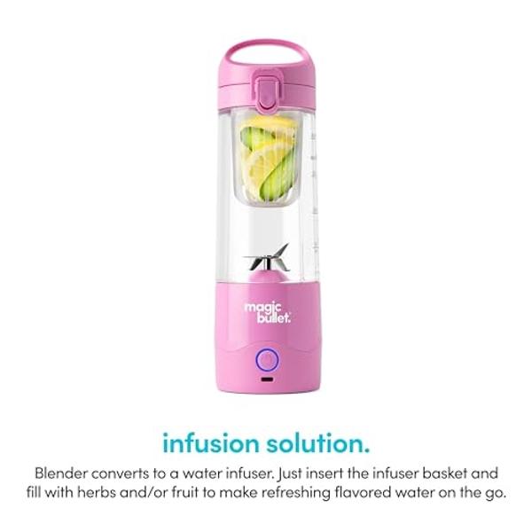 magic bullet Portable Blender MBPB50100FP Flamingo Pink