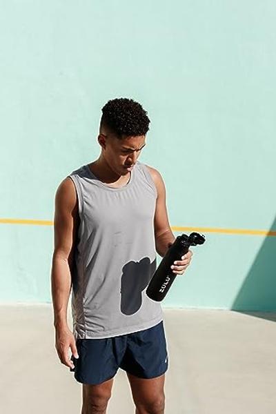 Zulu Ace 24oz Vacuum Insulated Stainless Steel Water Bottle with Chug Spout | Leak-Proof Locking Lid and Removable Base |Reusable Bottle for Cycling Sports Gym Travel Bicycle Bottl