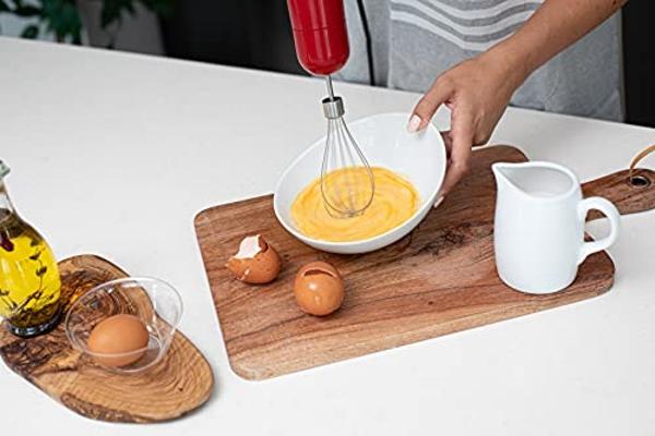 OVENTE Immersion Hand Blender, 300W Electric Handheld Portable Stick Mixer Set with 2 Mixing Speed, Stainless Steel Blades, Egg Whisk Attachment, Mixing Beaker and BPA-Free Food Ch