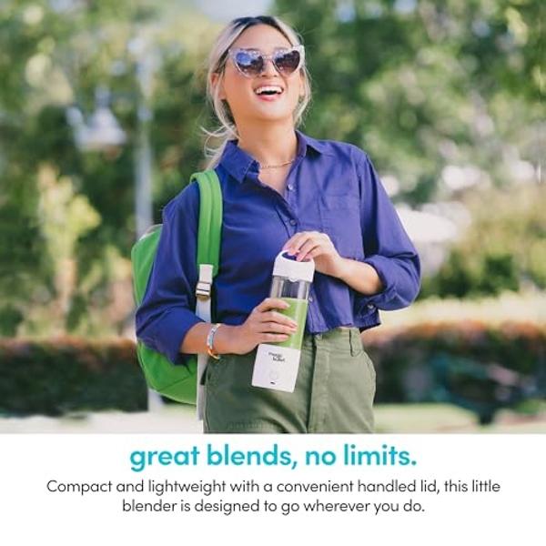 Ninja BC151EM Blast Portable Blender, Cordless, 18oz. Vessel, Personal Blender-for Shakes & Smoothies, BPA Free, Leakproof-Lid & Sip Spout, USB-C Rechargeable, Dishwasher Safe Part