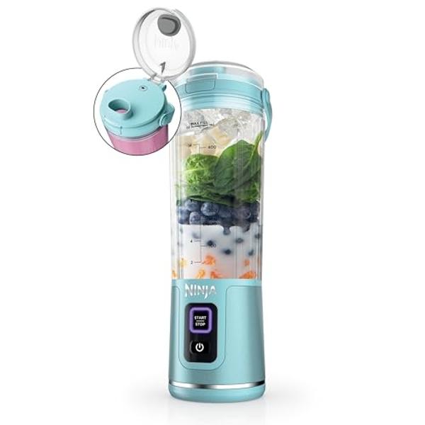 Ninja Blast Portable Blender, Cordless, 18oz. Vessel, Personal Blender For-Shakes and Smoothies, BPA Free, Leakproof-Lid and Sip Spout, USB-C Rechargeable, Dishwasher Safe Parts, T