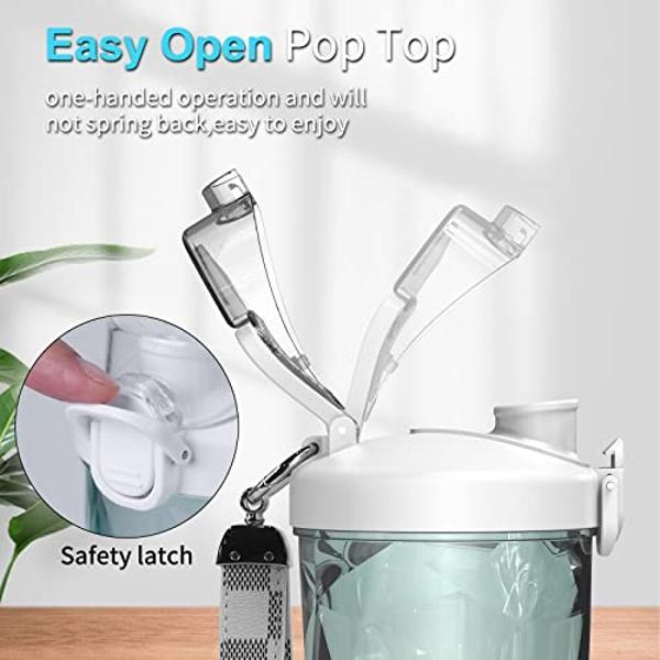 DENOKIN Portable Blender 20oz Vessel, Cordless Personal Size Blender for Shakes and Smoothies with 6 Blade, Small Blender for Kitchen, Home, Travel
