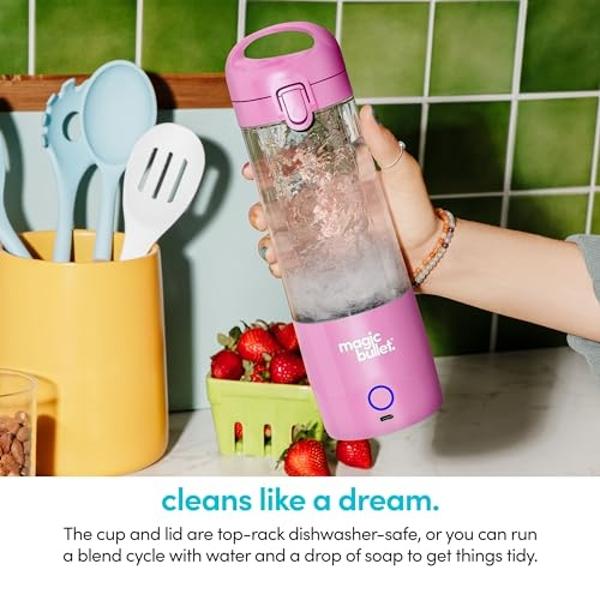 magic bullet Portable Blender MBPB50100FP Flamingo Pink