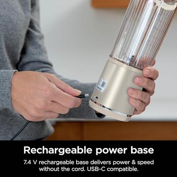 Ninja Blast Portable Blender, Cordless, 18oz. Vessel, Personal Blender For-Shakes and Smoothies, BPA Free, Leakproof-Lid and Sip Spout, USB-C Rechargeable, Dishwasher Safe Parts, V