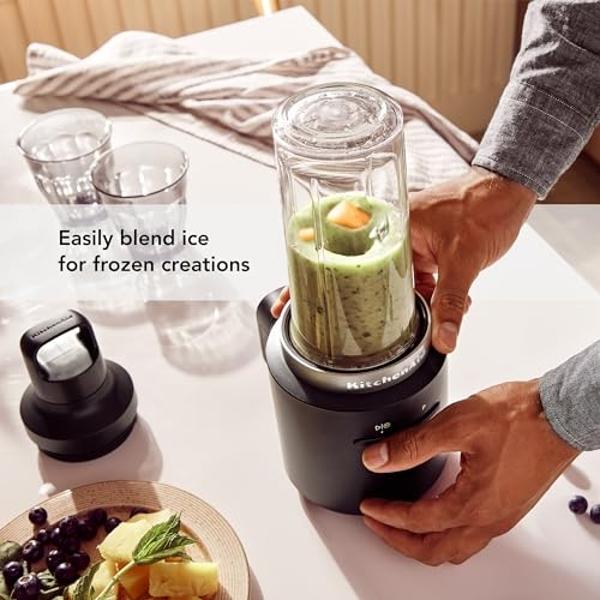 Vitamix Explorian Blender with Programs, Professional-Grade, 64 oz. Low-Profile Container, Black (Renewed Premium)