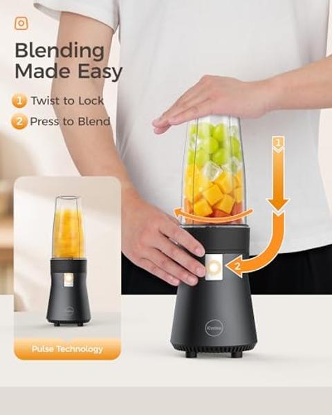 BETTY CROCKER Immersion Blender for Home & Kitchen, 2-Speed Hand Mixer Electric Handheld with Stainless Steel Blade, Beaker & Whisk, 250W Portable Blender with Ergonomic Handle, Si