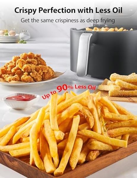 Ninja Air Fryer XL, 5.5 Qt. Capacity that can Air Fry, Air Roast, Bake, Reheat & Dehydrate, with Dishwasher Safe, Nonstick Basket & Crisper Plate and a Chef-Inspired Recipe Guide, 