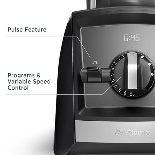 Vitamix White A2500 Ascent Series Smart Blender, Professional-Grade, 64 oz. Low-Profile Container, 64 fl oz