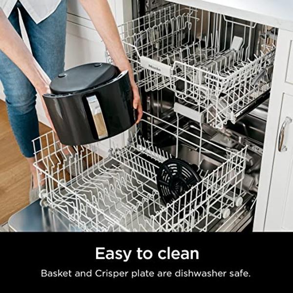 Ninja Air Fryer XL, 5.5 Qt. Capacity that can Air Fry, Air Roast, Bake, Reheat & Dehydrate, with Dishwasher Safe, Nonstick Basket & Crisper Plate and a Chef-Inspired Recipe Guide, 